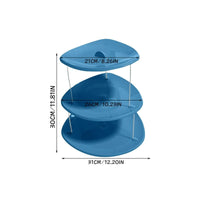Collapsible Party Tray, 3 Tier
