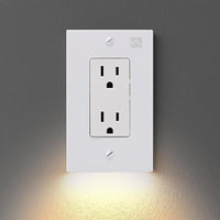 Hirundo Outlet Wall Plate With LED Night Lights