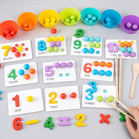 Rainbow Bead Montessori Toy