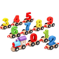 🚆Wooden Digital Train Toy