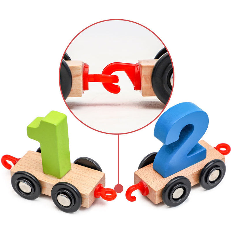 🚆Wooden Digital Train Toy