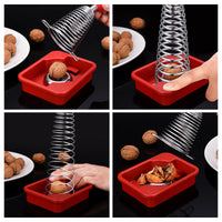 Stainless Steel Spring Walnut Opener