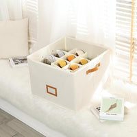 Collapsible Shoe Organizer Box with Transparent Cover
