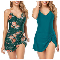 🌸Limited Sale 50% Off🩱Women's Tummy Control Slim Fit Plus Size One Piece Swimsuit