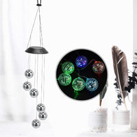 Solar Wind Chime Outdoor Light