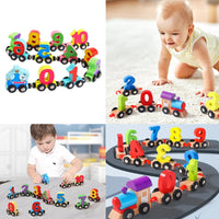 🚆Wooden Digital Train Toy