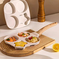 1 Set 4 Hole Skillet with Handle