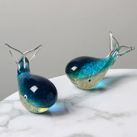 Fascinating Luminous Whale Glass Crafts