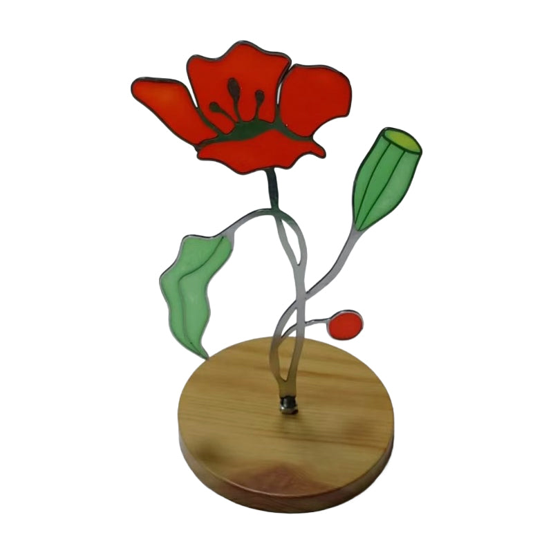 Colorful flower ornaments