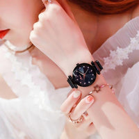 Waterproof Starry Sky Girl Wristwatch