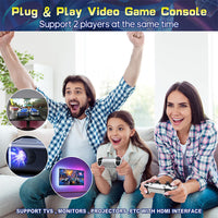 Retro Game Console Dual Wireless Controllers