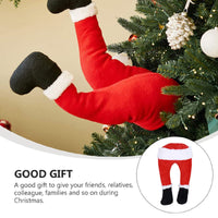 Christmas Santa Legs Decoration