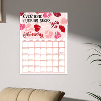 2025 Here We Fucking Go Again Calendar