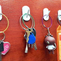Wire Key Ring  (10 pcs)