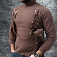 Medieval Steampunk Retro Strap Armpit Shoulder Bag