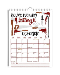 HERE WE FUCKING GO AGAIN 2025 CALENDAR