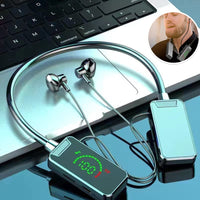 Neckband Digital Display Bluetooth Headset