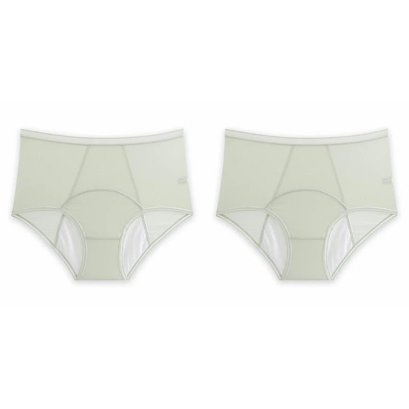 🔥Hot Sale🔥High Waist Leak Proof Ice Silk Panties Plus Size