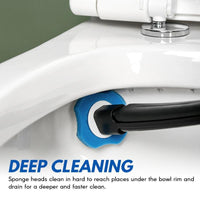 Replaceable Disposable Pad Toilet Wand