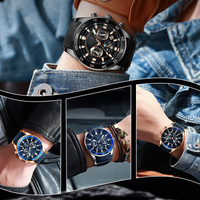 🎁Men's Waterproof Multifunctional Quartz Watch