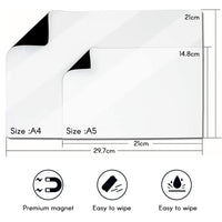 Magnetic Dry Erase Roll-Up Whiteboard