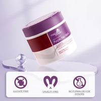 Collagen nourishing hair care deep repair purple hair mask