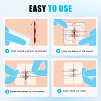 Compact Travel Safety Kit - Portable Wound Protection Injury Healing for Outdoor Use Easy