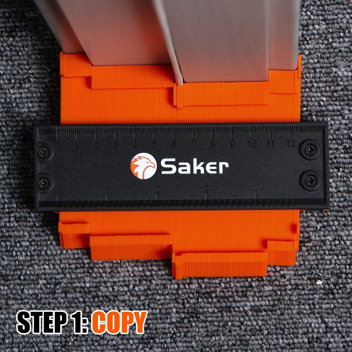 Saker® Contour Gauge Profile Tool -Precisely Copy Irregular Shape Duplicator
