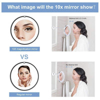 Magnifying Makeup Mirror with LED Light