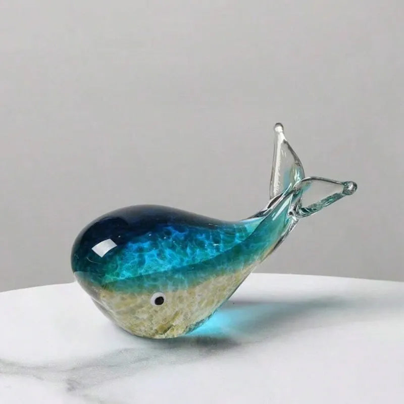 Fascinating Luminous Whale Glass Crafts