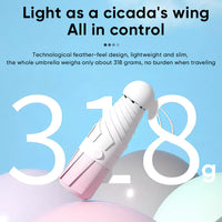 Mini Travel Size Rain Sun Umbrella