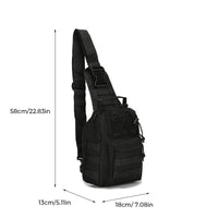 Canvas Crossbody Chest Bag