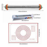 Stainless steel rolling pin