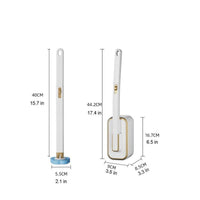 Wall-Mounted Toilet Brush Set
