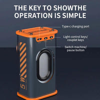 Outdoor Transparent Mecha Wireless Bluetooth Speaker