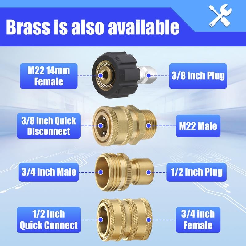 Pressure Washer Adapter Set