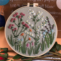 Beginner's Embroidery Hoop Flower Kit