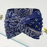 Vintage Style Wide Tie-Dye Hairband