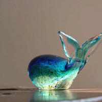 Fascinating Luminous Whale Glass Crafts