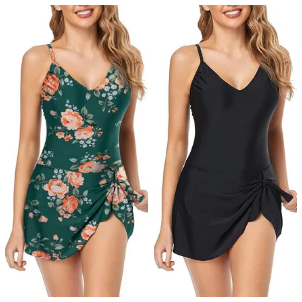 🌸Limited Sale 50% Off🩱Women's Tummy Control Slim Fit Plus Size One Piece Swimsuit