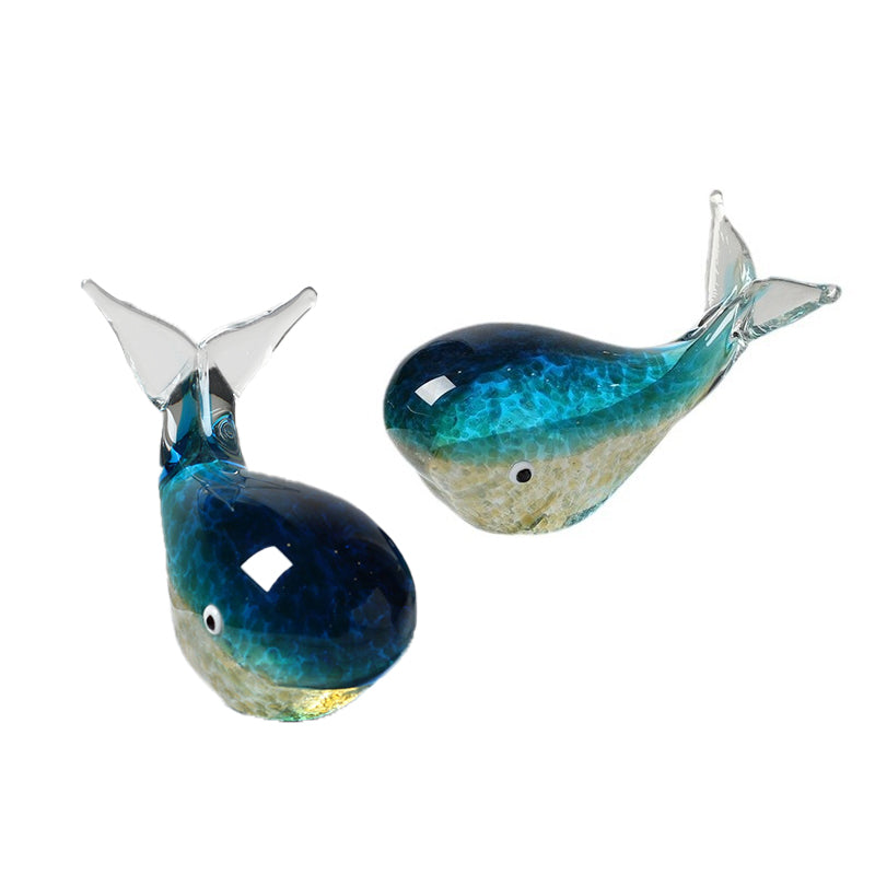 Fascinating Luminous Whale Glass Crafts