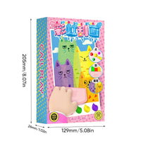 Creative Rainbow Scratch Art Postcard Set for Kids