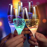 LED Lighted Champagne Glass
