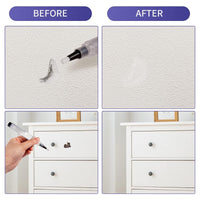 Multifunctional Fillable Touch Up Paint Pen Brush