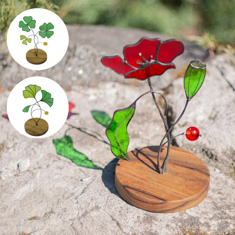 Colorful flower ornaments