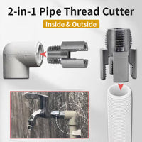 Integrated Internal & External Pipe Threading Tool