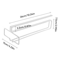 Under Cabinet Single Row Wine Glass Holder