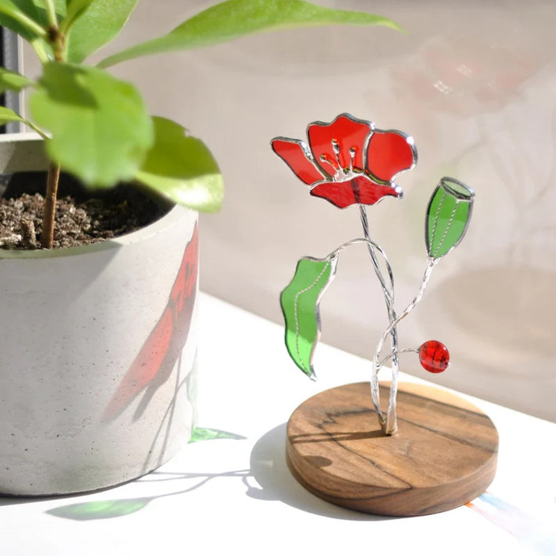 Colorful flower ornaments