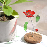 Colorful flower ornaments