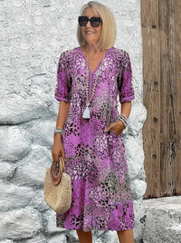 Vibrant Midi Dress